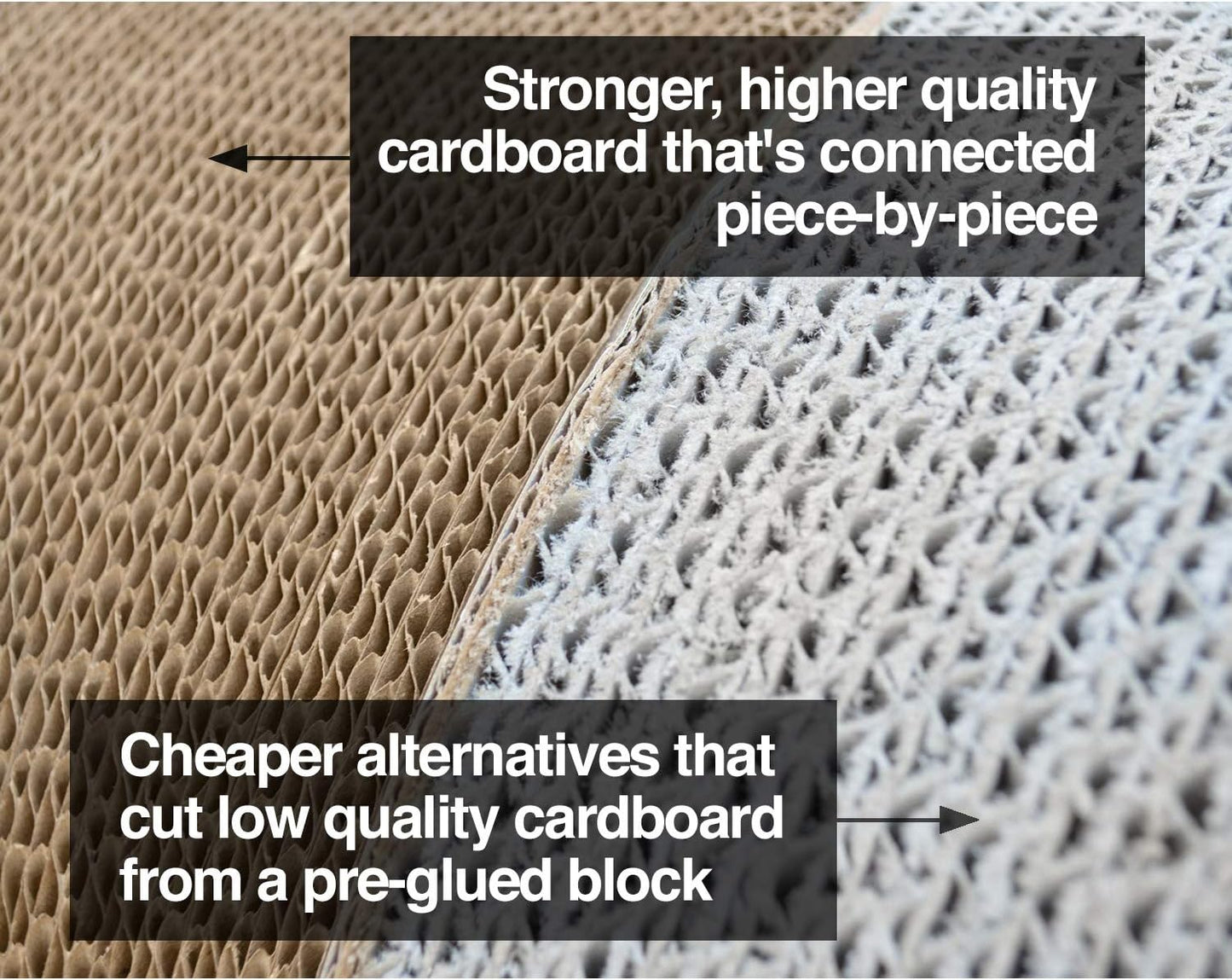 3-Sided Vertical Cat Scratching Post, 18In X 10.5In X 15.9In