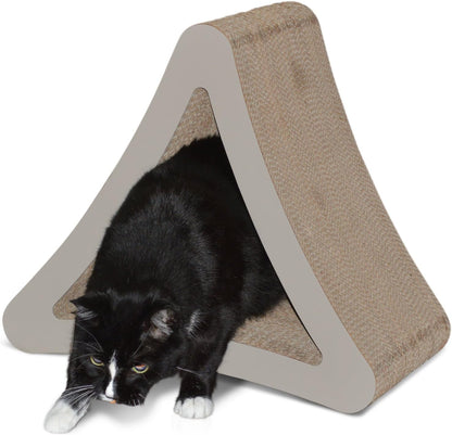 3-Sided Vertical Cat Scratching Post, 18In X 10.5In X 15.9In